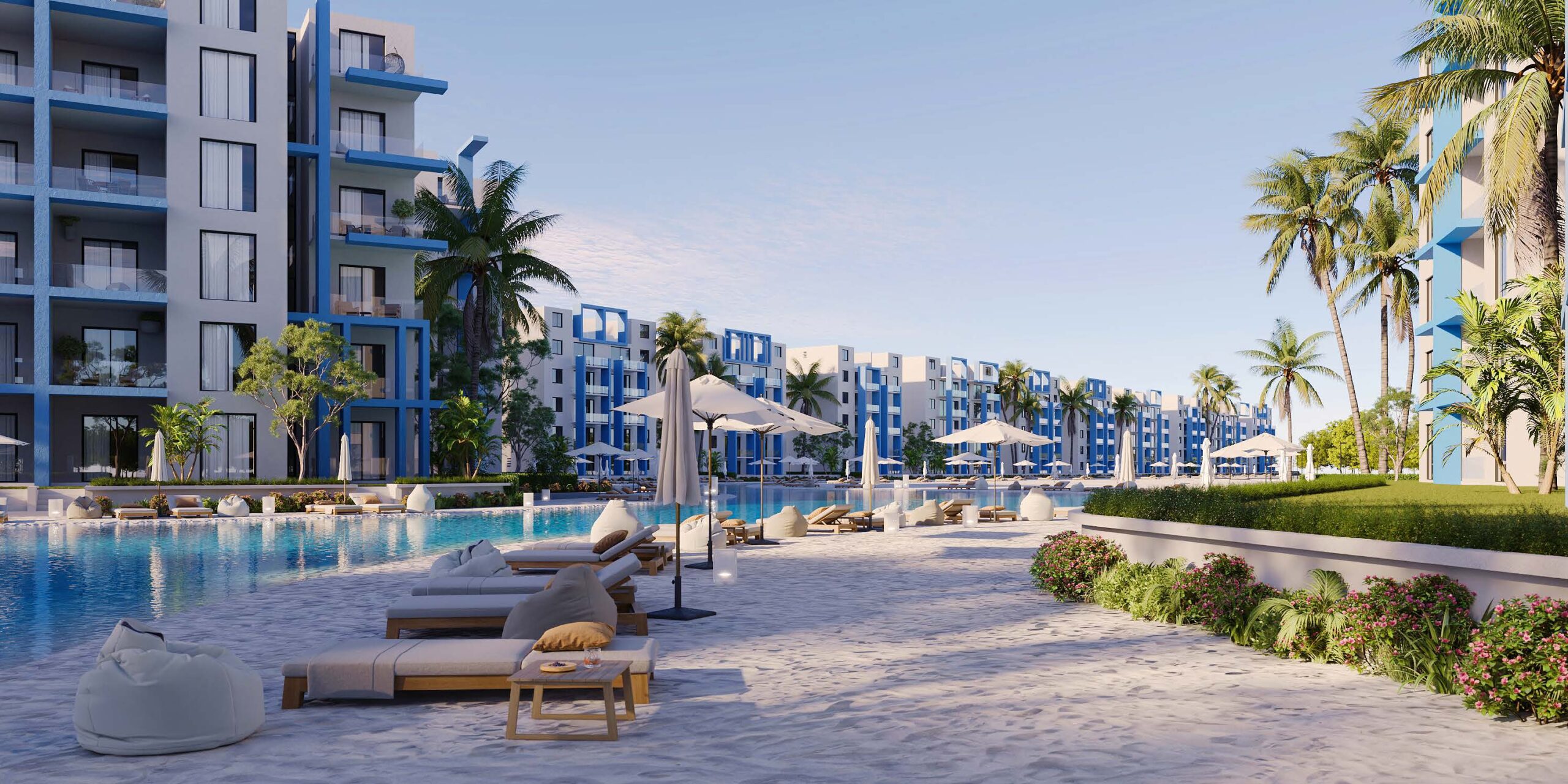 شاليه للبيع في فوكا باي ٣ غرف في رأس الحكمة من تطوير مصر