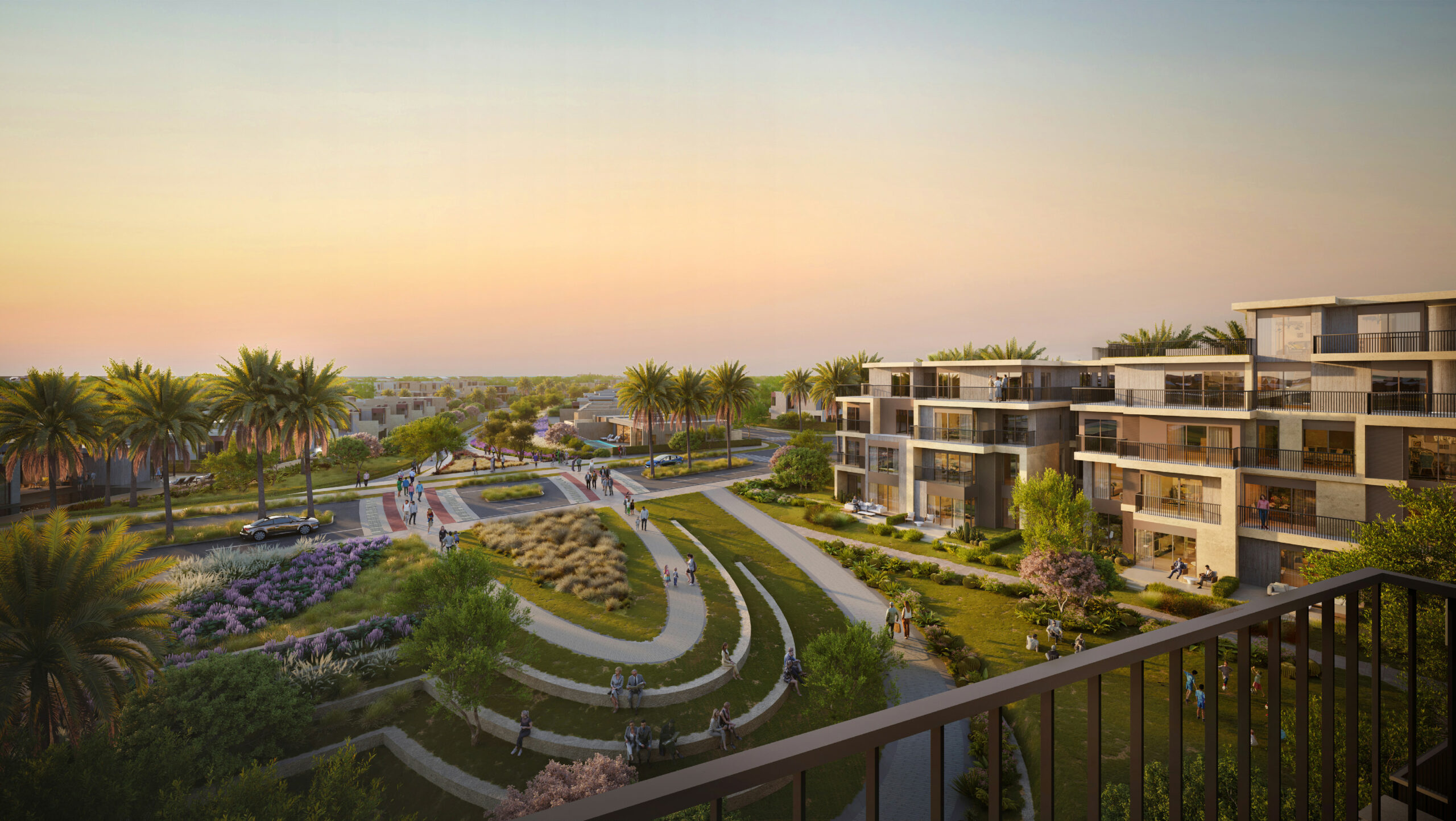 بينت هاوس للبيع في سولانا ٤ غرف في الشيخ زايد الجديدة من اورا للتطوير العقاري