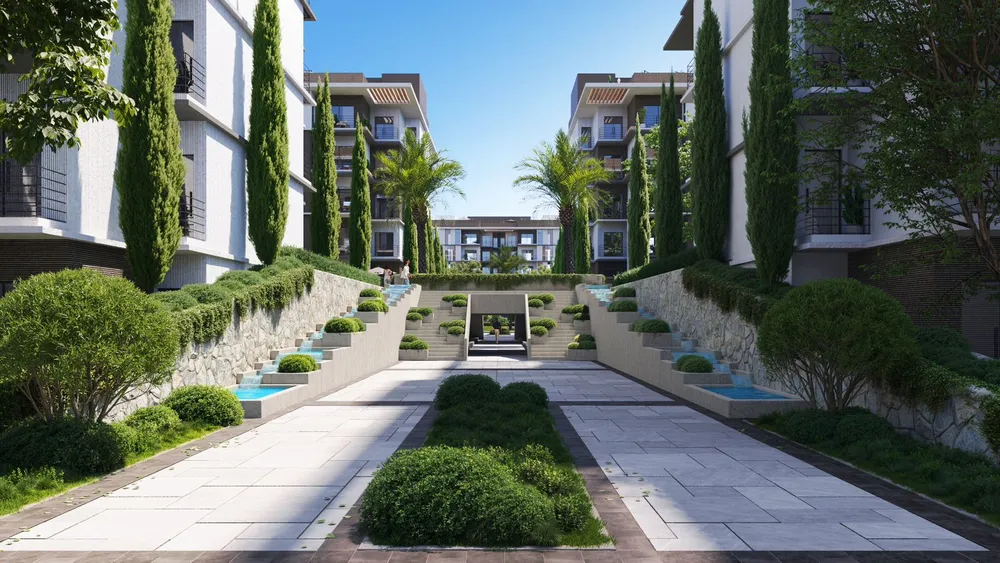 Duplex for sale in Begonia Residence with 4 bedrooms in New Cairo by Menassat Developments