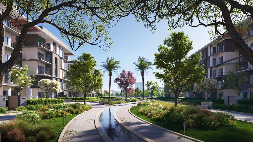 Duplex for sale in Begonia Residence with 4 bedrooms in New Cairo by Menassat Developments
