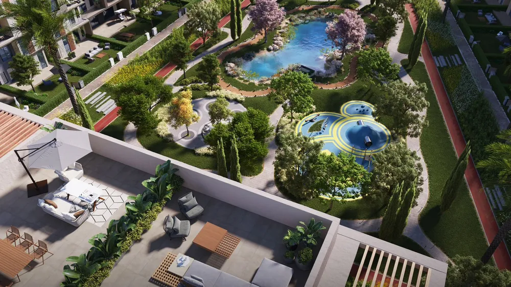 Duplex for sale in Begonia Residence with 4 bedrooms in New Cairo by Menassat Developments